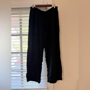 Abercrombie & Fitch Black Wide Leg Pants